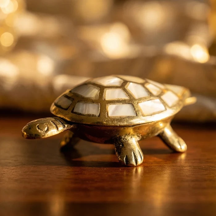 Feng Shui Wealth & Prosperity Brass Turtle - view 3