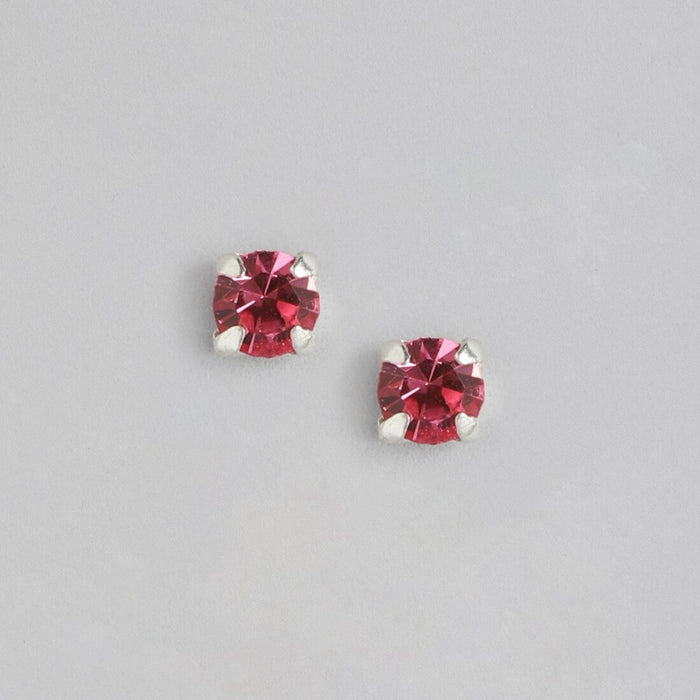 Fiery Passion 925 Sterling Silver Stud Earrings