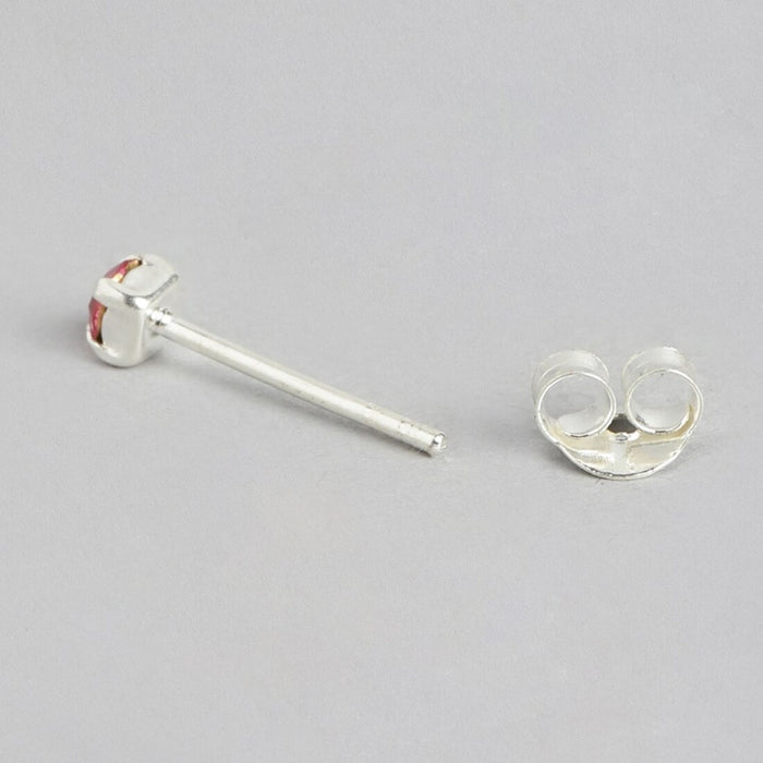Fiery Passion 925 Sterling Silver Stud Earrings