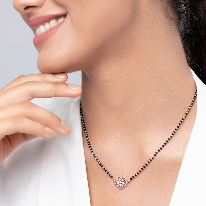 Fleur 925 Silver Mangalsutra