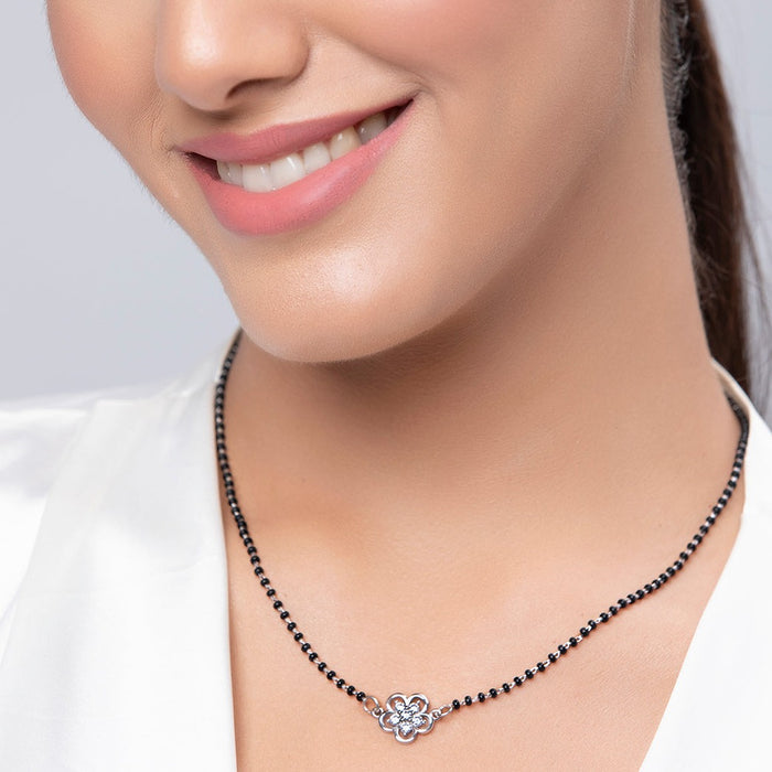 Fleur 925 Silver Mangalsutra