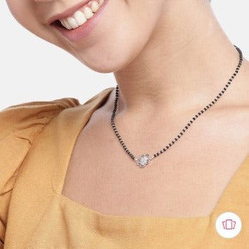 Fleur 925 Silver Mangalsutra