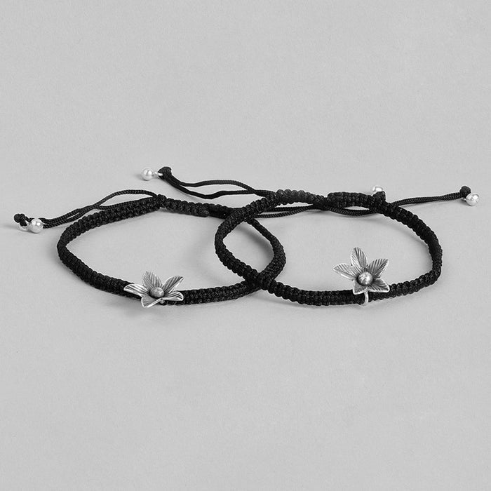 Floral 925 Sterling Silver Anklet