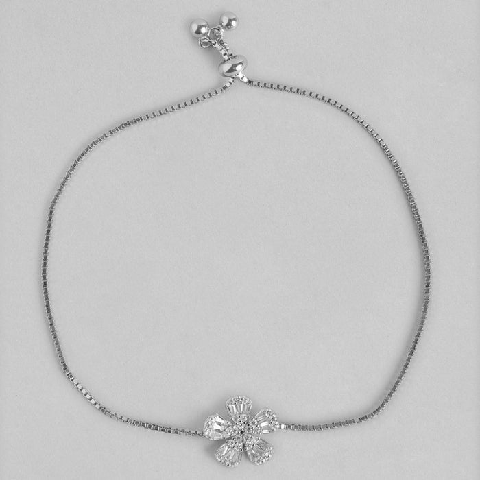 Floral Ecstasy 925 Silver Bracelet
