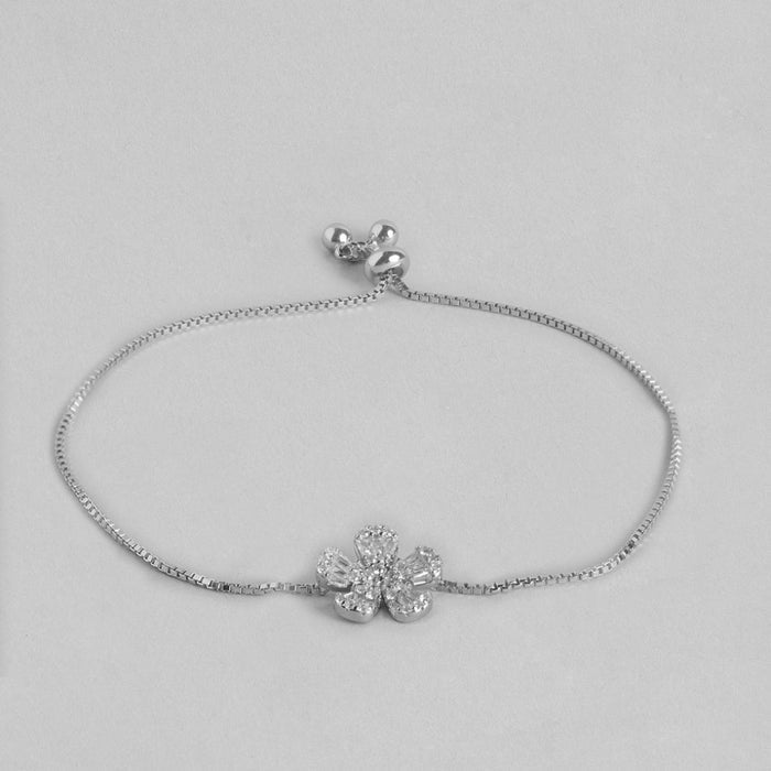 Floral Ecstasy 925 Silver Bracelet