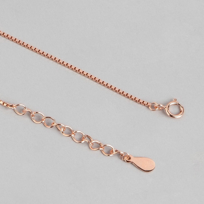 Floral Elegance Rose Gold-Plated 925 Sterling Silver Women's Bracelet