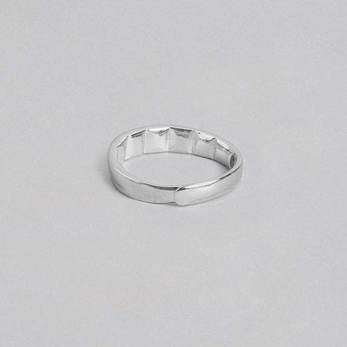 Forever 925 Sterling Silver Ring for Him (Adjustable)