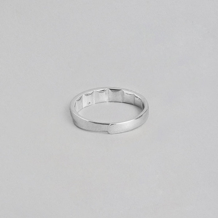 Forever & Ever 925 Silver Ring For Him (Adjustable)