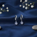 Forever Safe Silver Hoop Rhodium Plated Earrings