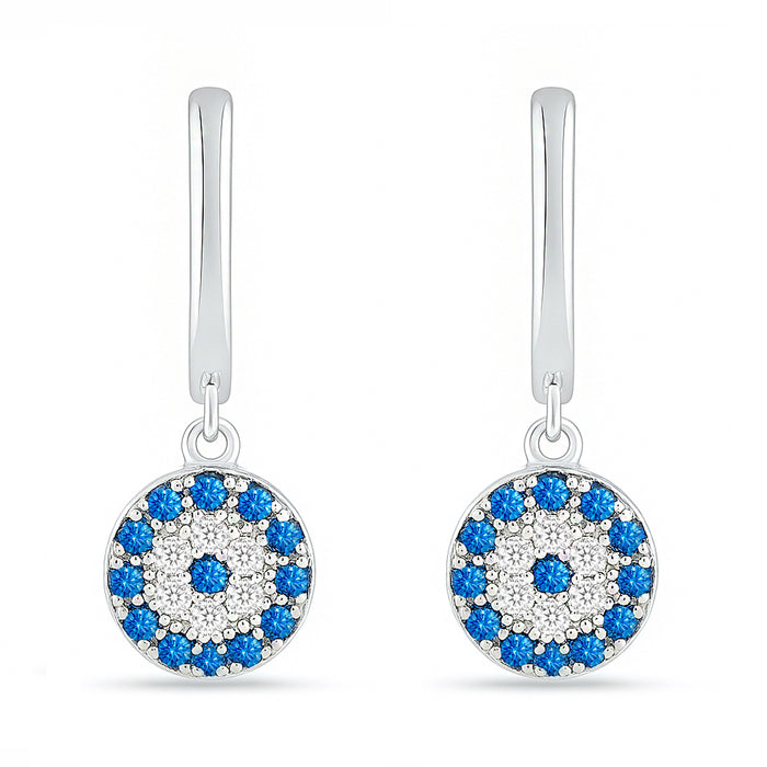 Forever Safe Silver Hoop Rhodium Plated Earrings