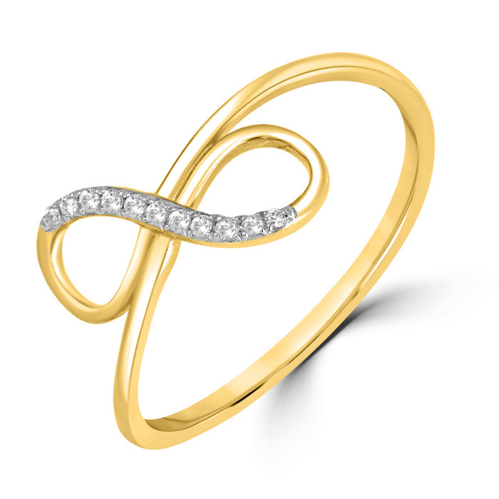 Forever Sparkle Gold Ring with Lab Grown Diamond