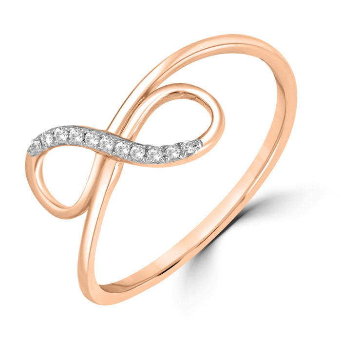 Forever Sparkle Gold Ring with Lab Grown Diamond