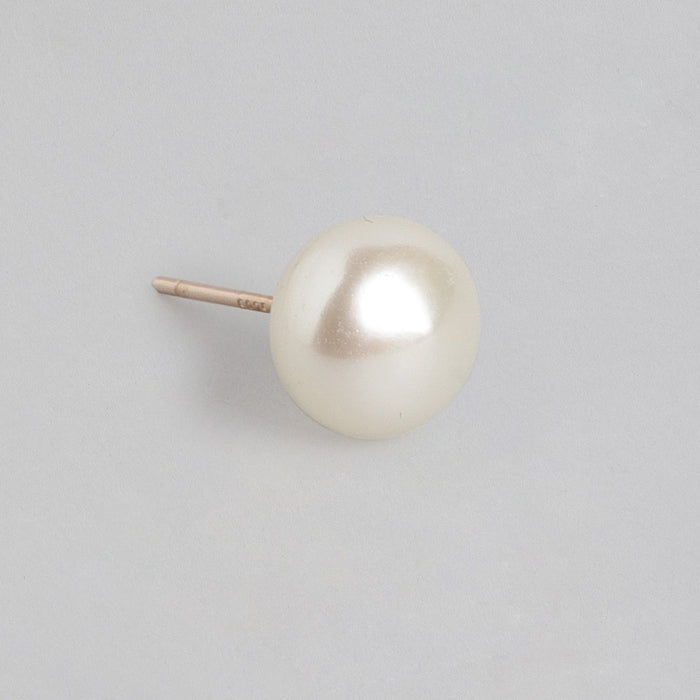 Freshwater Pearl 925 Silver Jewellery Set in Rose Gold