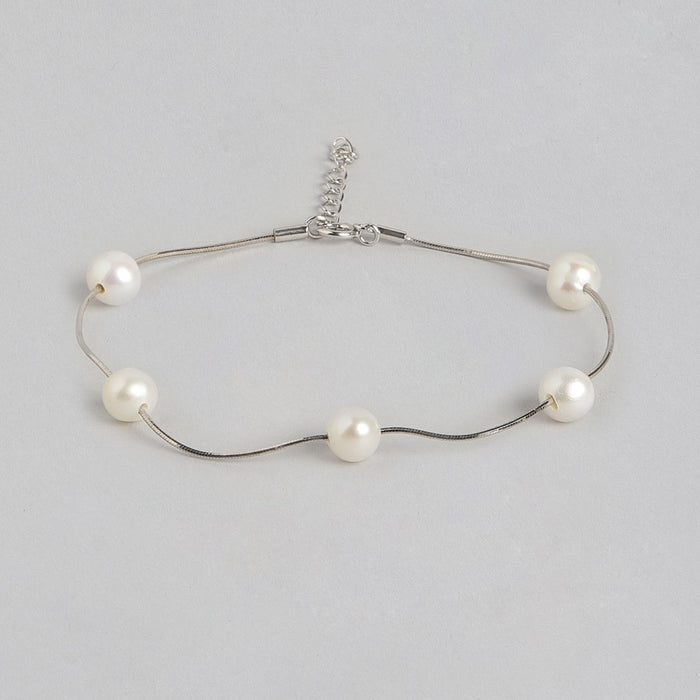 Freshwater Pearl 925 Silver Jewellery Set Trio