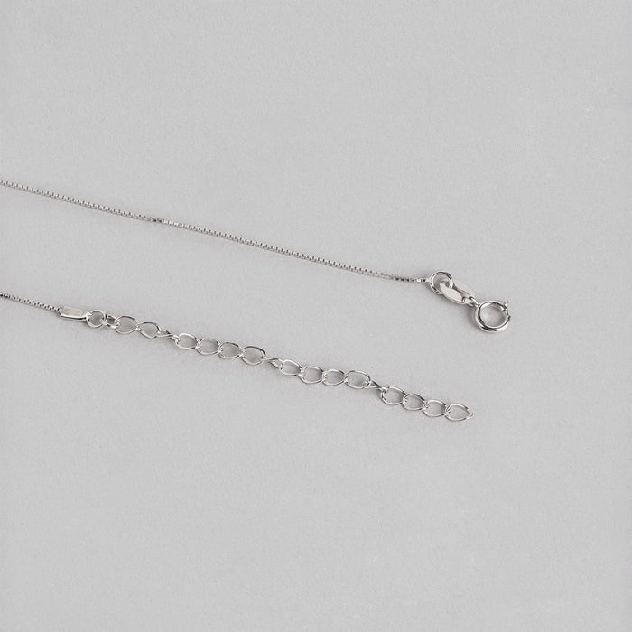Freshwater Pearl Rhodium Plated 925 Sterling Silver Jewelery set