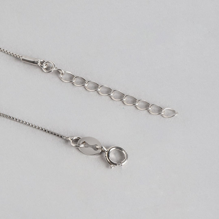 Freshwater Pearl Rhodium Plated 925 Sterling Silver Jewellery Set