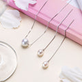 Freshwater Pearl Rhodium Plated 925 Sterling Silver Jewelry Set