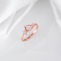 Galaxy Orb Rose Gold Plated 925 Sterling Silver Ring
