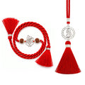 Ganesha 925 Silver Bhaiya Bhabhi Rakhi Couple Set