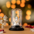 Ganesha's Grace Rhodium-Plated 999 Silver Idol