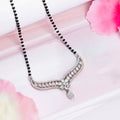 Garden Serenade Dual Tone CZ 925 Sterling Silver Mangalsutra
