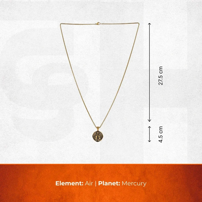 Gemini (Mithun) Rashi Pendant
