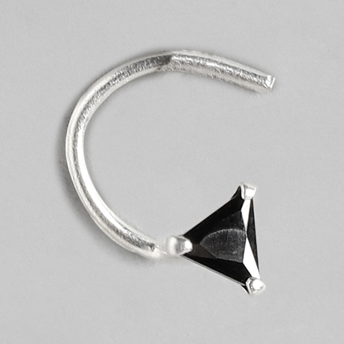 Geometrical 925 Sterling Silver Nath Set of 3