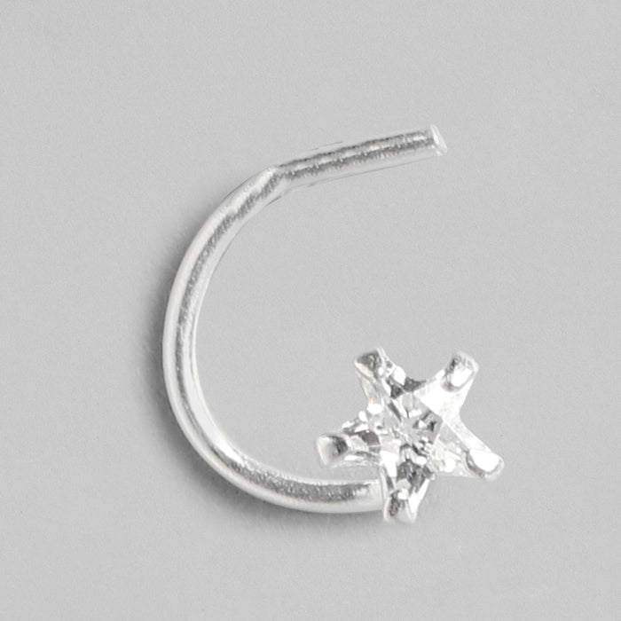 Geometrical 925 Sterling Silver Nath Set of 3