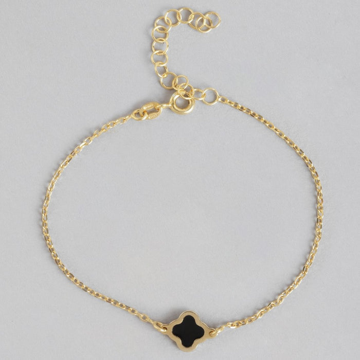 Gilded Glamour Gold-Plated 925 Sterling Silver Bracelet