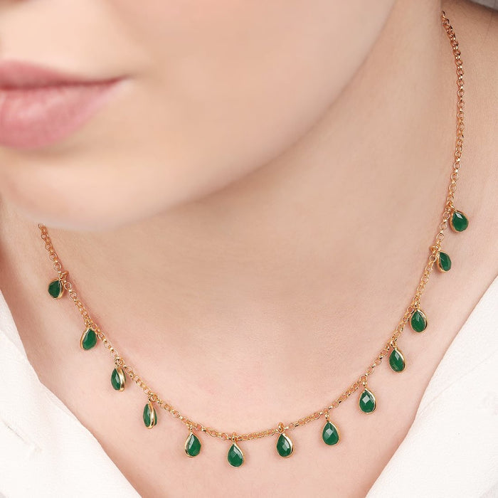 Gilded Harmony Gold-Plated 925 Sterling Silver Necklace Chain