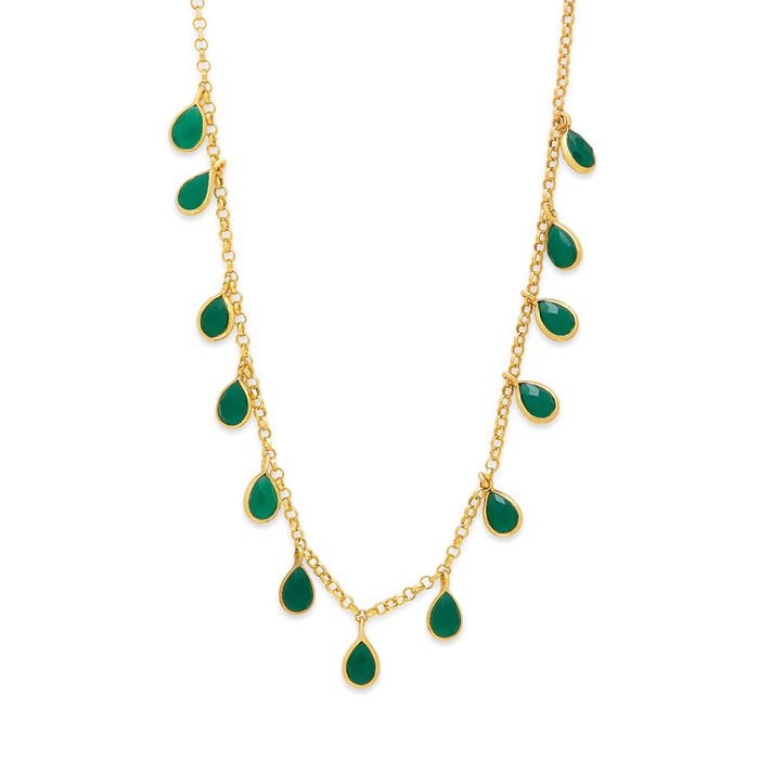 Gilded Harmony Gold-Plated 925 Sterling Silver Necklace Chain