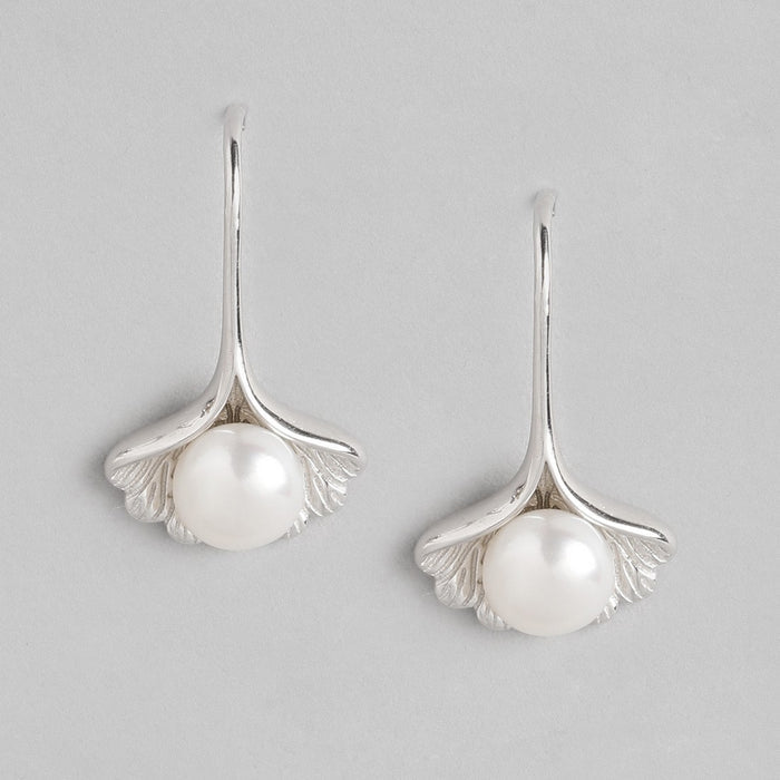 Glam Lady Shell And Pearl 925 Silver Earrings Combo