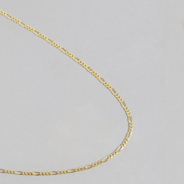 Gold Plated 925 Sterling Silver Figaro Chain