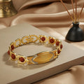 Gold Plated Mahakal Rudraksha Bracelet