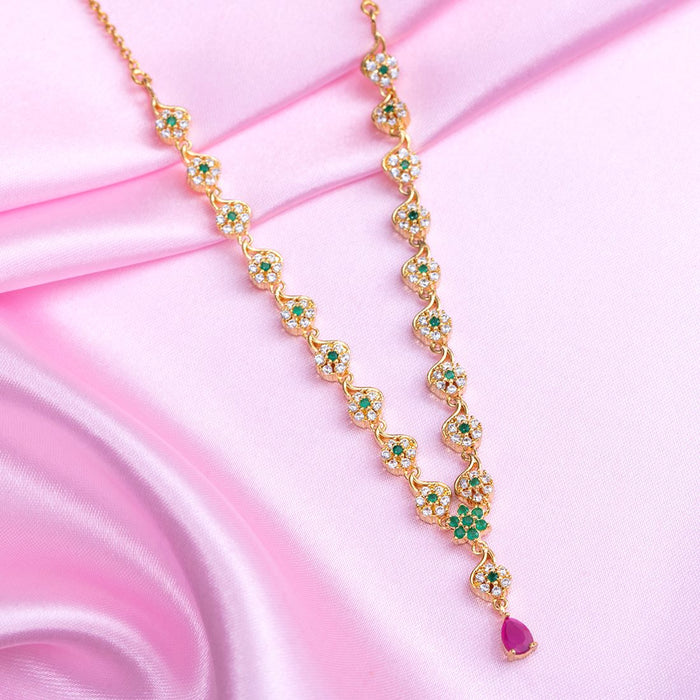 Golden Blossom Gold Plated 925 Sterling Silver Necklace