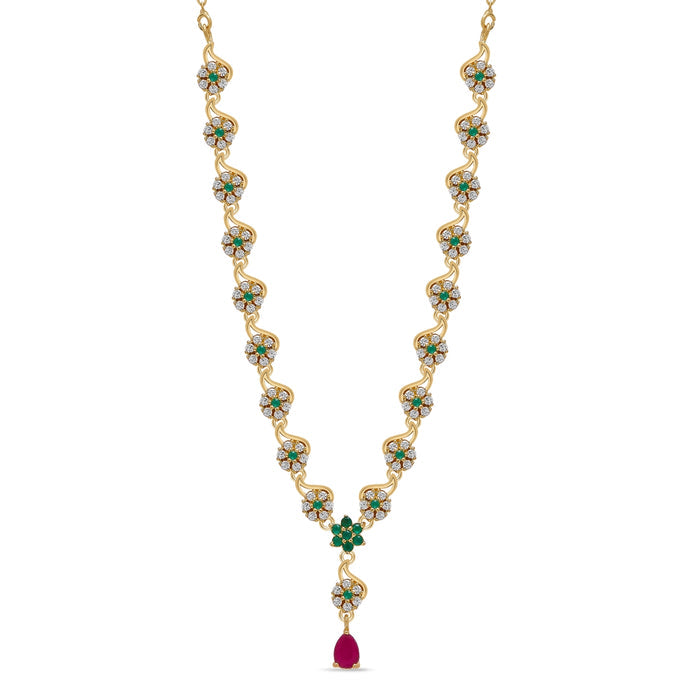 Golden Blossom Gold Plated 925 Sterling Silver Necklace