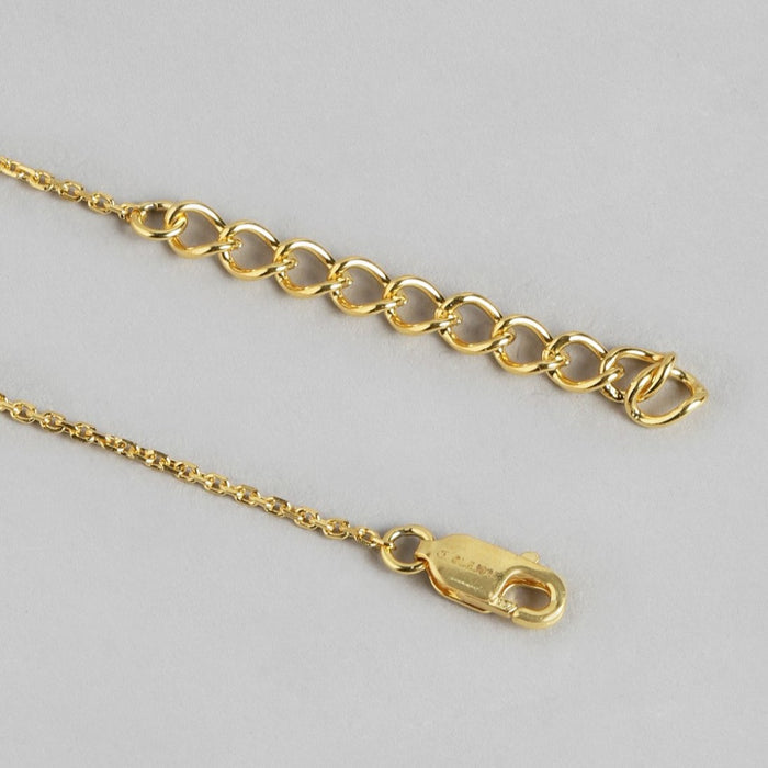 Golden Butterfly Elegance 925 Sterling Silver Gold-Plated Bracelet