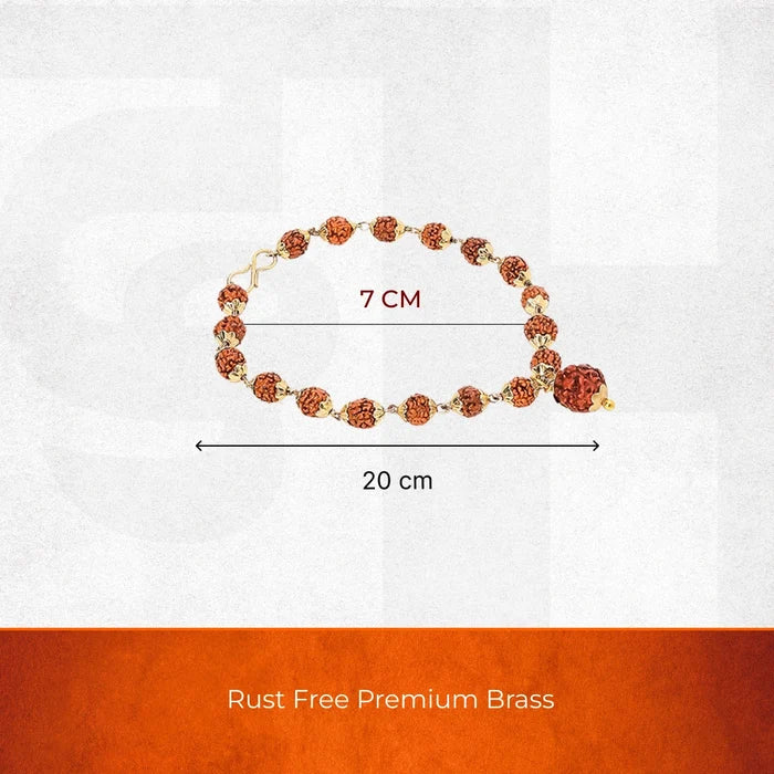 Golden Cap 5-Mukhi Rudraksha – Lab Certified - view 4