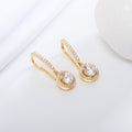 Golden Cascade Gold-Plated 925 Sterling Silver Drop Earrings