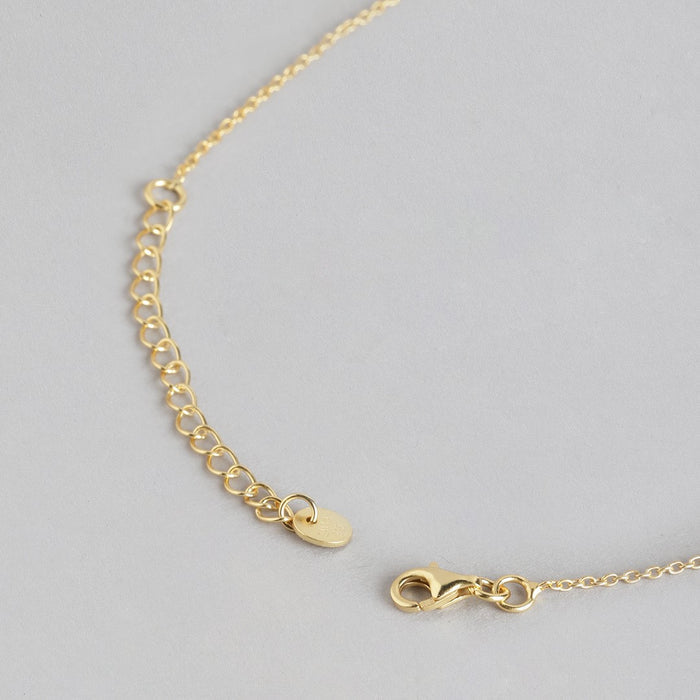 Golden Elegance Gold Plated  925 Silver Beaded Mangalsutra