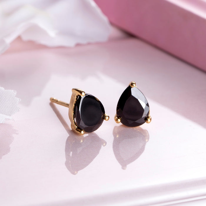 Golden Elegance Gold-Plated 925 Sterling Silver Stud Earrings