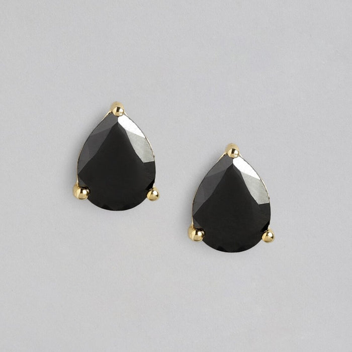 Golden Elegance Gold-Plated 925 Sterling Silver Stud Earrings