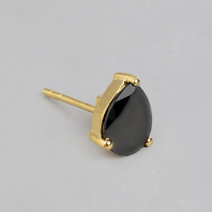 Golden Elegance Gold-Plated 925 Sterling Silver Stud Earrings