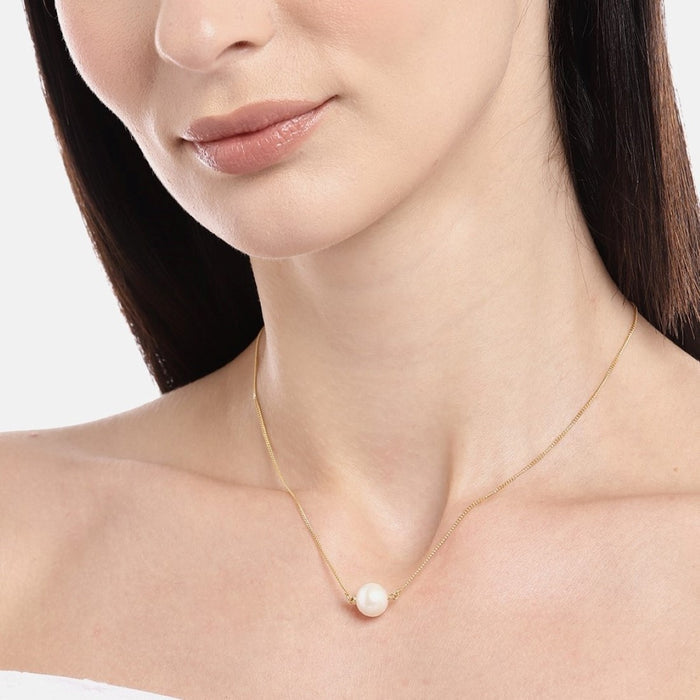 Golden Embrace Gold Plated 925 Sterling Silver Necklace