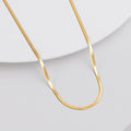 925 Sterling Silver Snake Chain Gold Plated 925 Sterling Silver Necklace for Women – Zavya