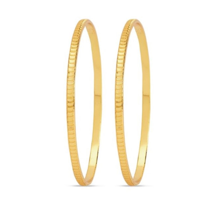 Golden Harmony Gold Plated 925 Sterling Silver Bangles