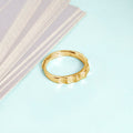 Golden Majesty Gold-Plated 925 Sterling Silver Ring for Him (Adjustable)
