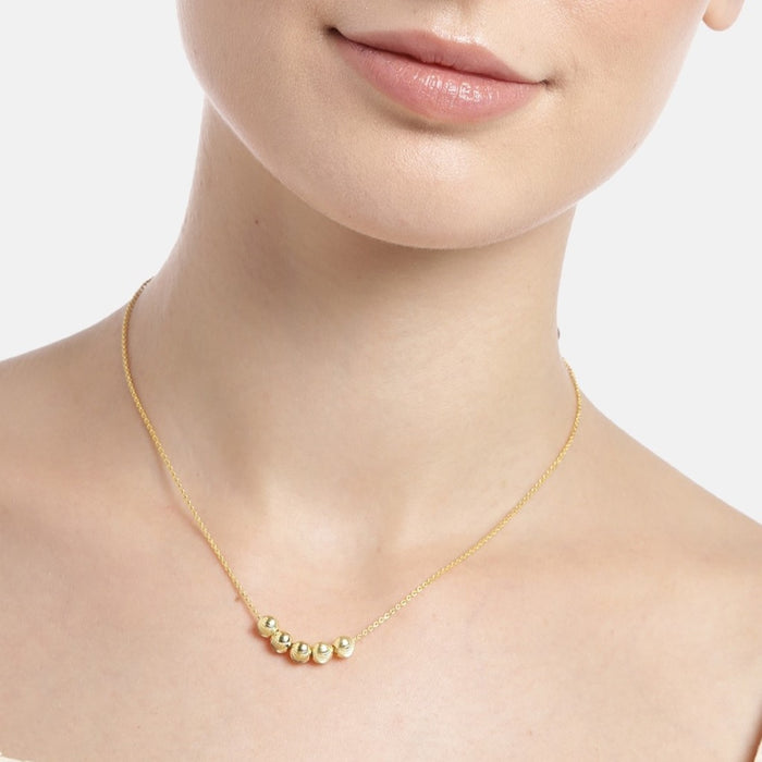 Golden Orb Elegance Gold-Plated 925 Sterling Silver Chain