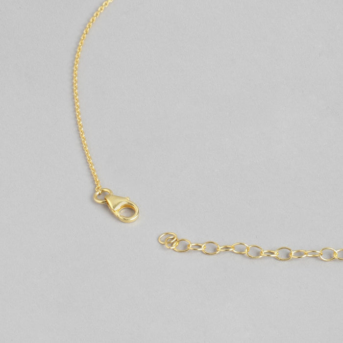 Golden Orb Elegance Gold-Plated 925 Sterling Silver Chain