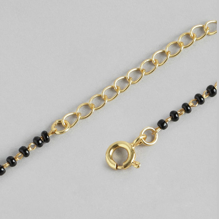 Golden Radiance 925 Sterling Silver Mangalsutra with Cubic Zirconia